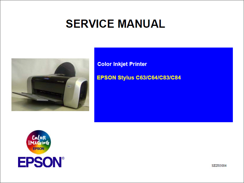 EPSON c63_c64_c83_c84 Service Manual-1 EPSON c63_c64_c83_c84 Service Manual-1